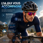 Lunettes IA Pulse avec commande vocale et reconnaissance visuelle