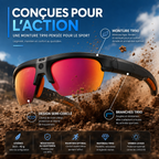 Lunettes IA Pulse S100 avec monture TR90 conçue pour le sport