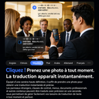 Traducteur IA M90 Pro avec traduction instantanée multilingue