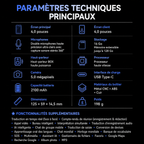 Traducteur IA M90 Pro avec traduction instantanée multilingue