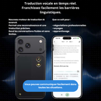 Traducteur IA PRO T10 avec traduction vocale instantanée multilingue