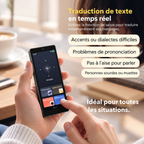 Traducteur IA S20 Pro avec traduction vocale instantanée