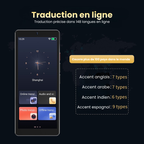 Traducteur IA S20 Pro avec traduction vocale instantanée