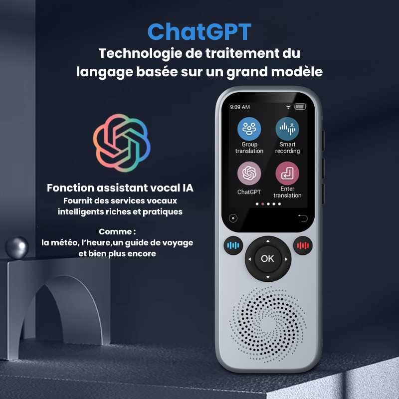 Traducteur IA S20 avec traduction vocale instantanée