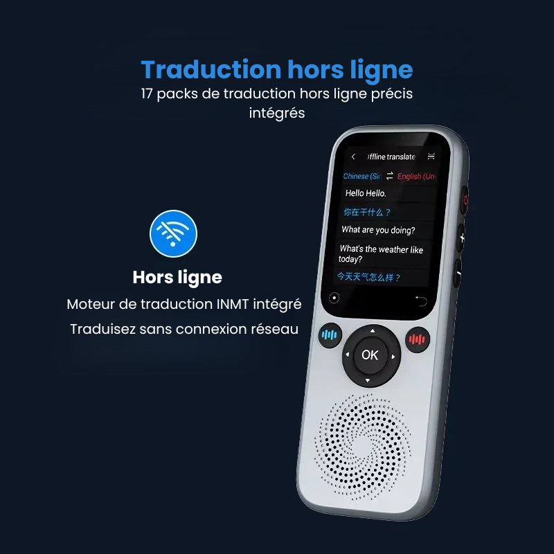 Traducteur IA S20 avec traduction vocale instantanée