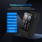 Traducteur IA S85 avec traduction vocale instantanée multilingue