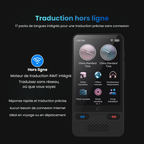Traducteur IA S85 avec traduction vocale instantanée multilingue
