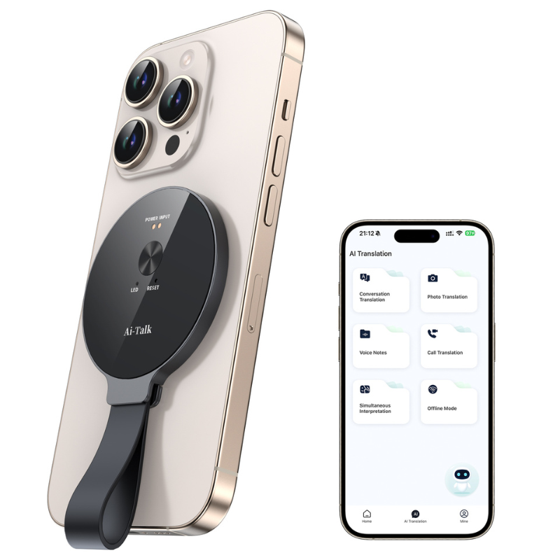 Traducteur IA X5 avec traduction vocale instantanée multilingue