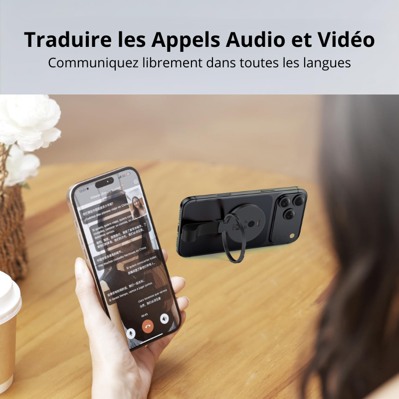 Traducteur IA X5 avec traduction vocale instantanée multilingue