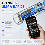 Lunettes Traductrices AI & Caméra | Vision G600 Pro