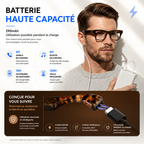 Lunettes Traductrices AI & Caméra | Vision G600 Pro