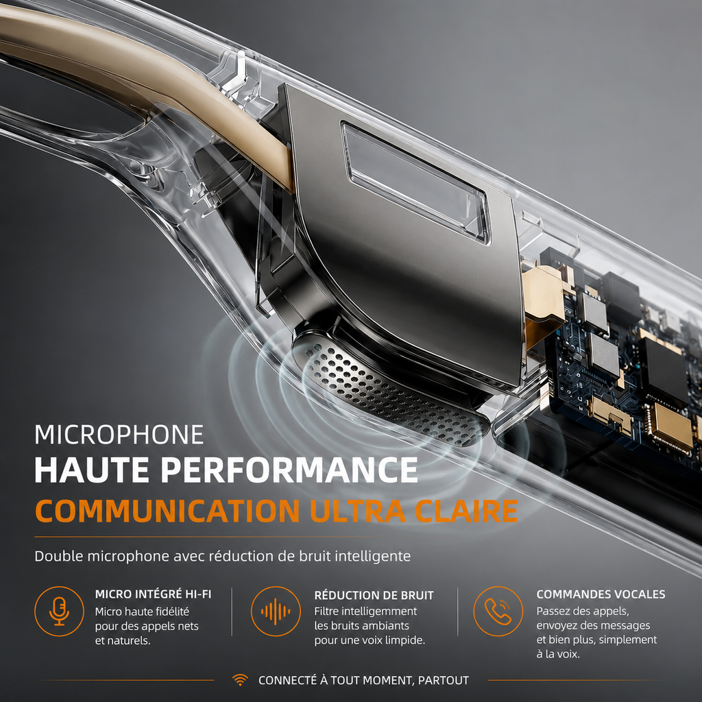Lunettes Traductrices AI & Caméra | Vision G600 Pro
